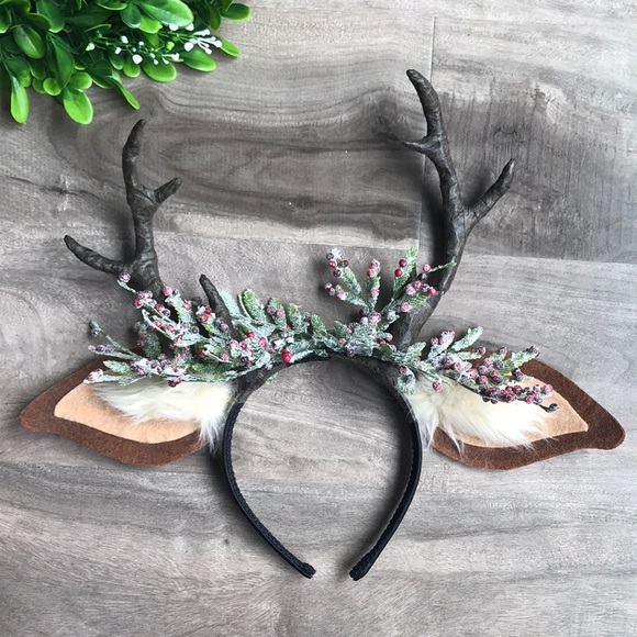 Hand Crafted Other - ⭐️HOST PICK!⭐️ HANDMADE girls deer headband - perfect for Easter! 💐